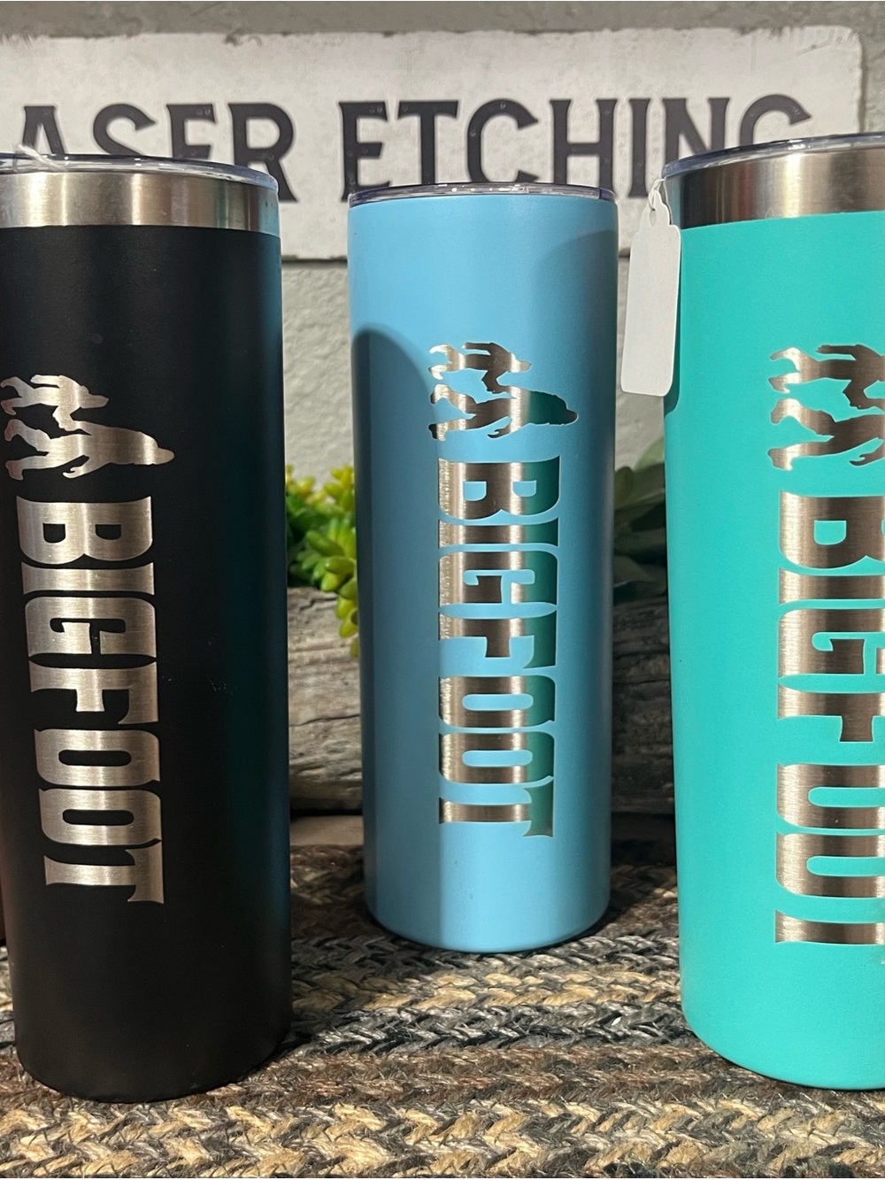 5 Bigfoot Stainless Steel Tumblers